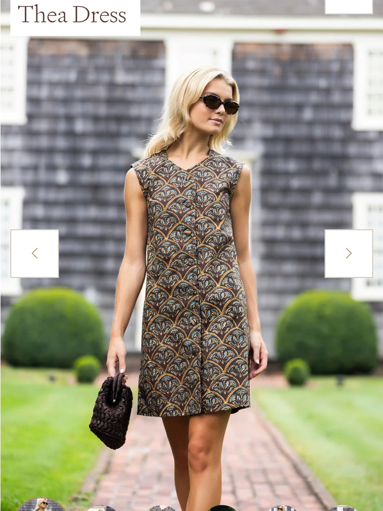 Julia Amory Thea Dress - Coco Seville Scallop